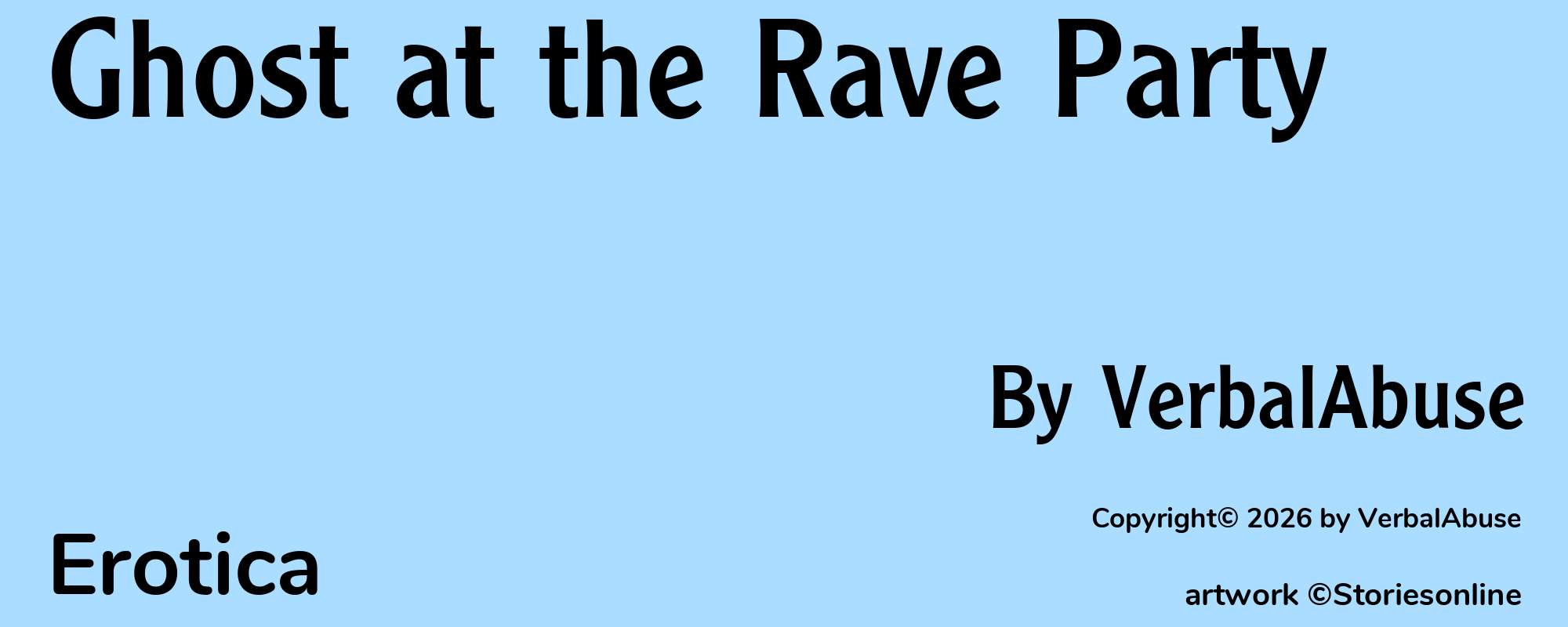 Ghost at the Rave Party - Cover