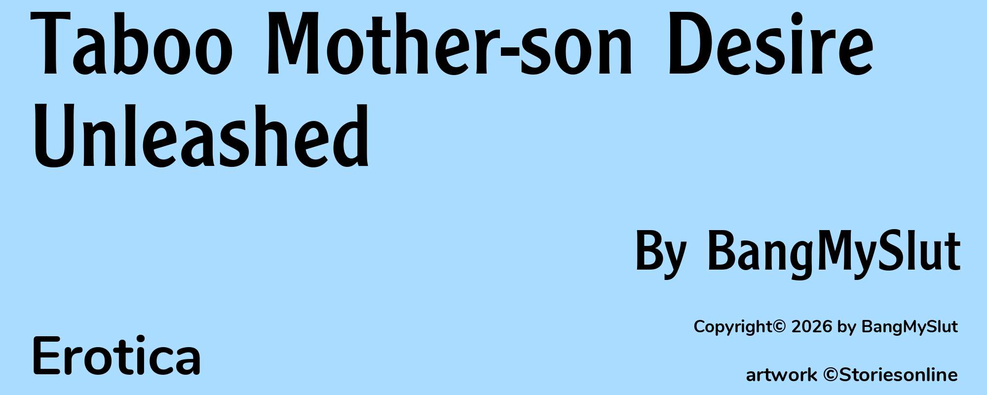 Taboo Mother-son Desire Unleashed - Cover