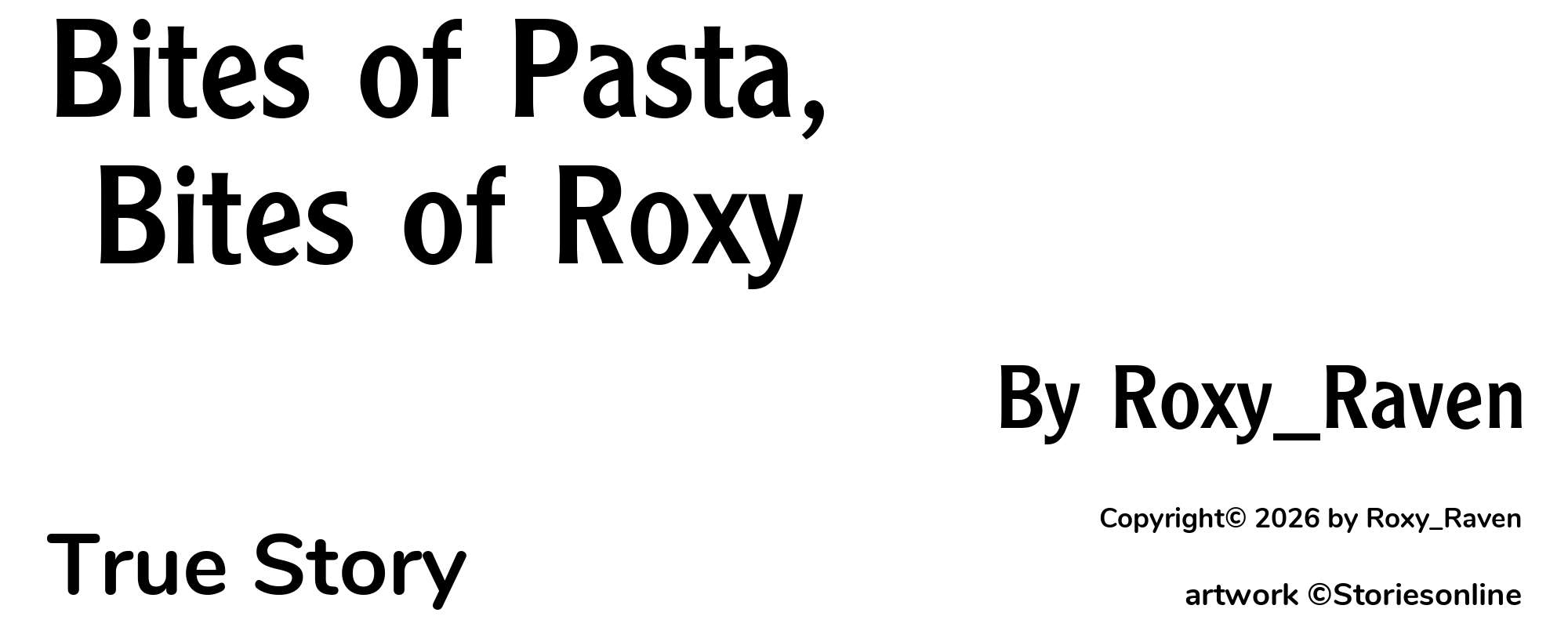 Bites of Pasta, Bites of Roxy - Cover