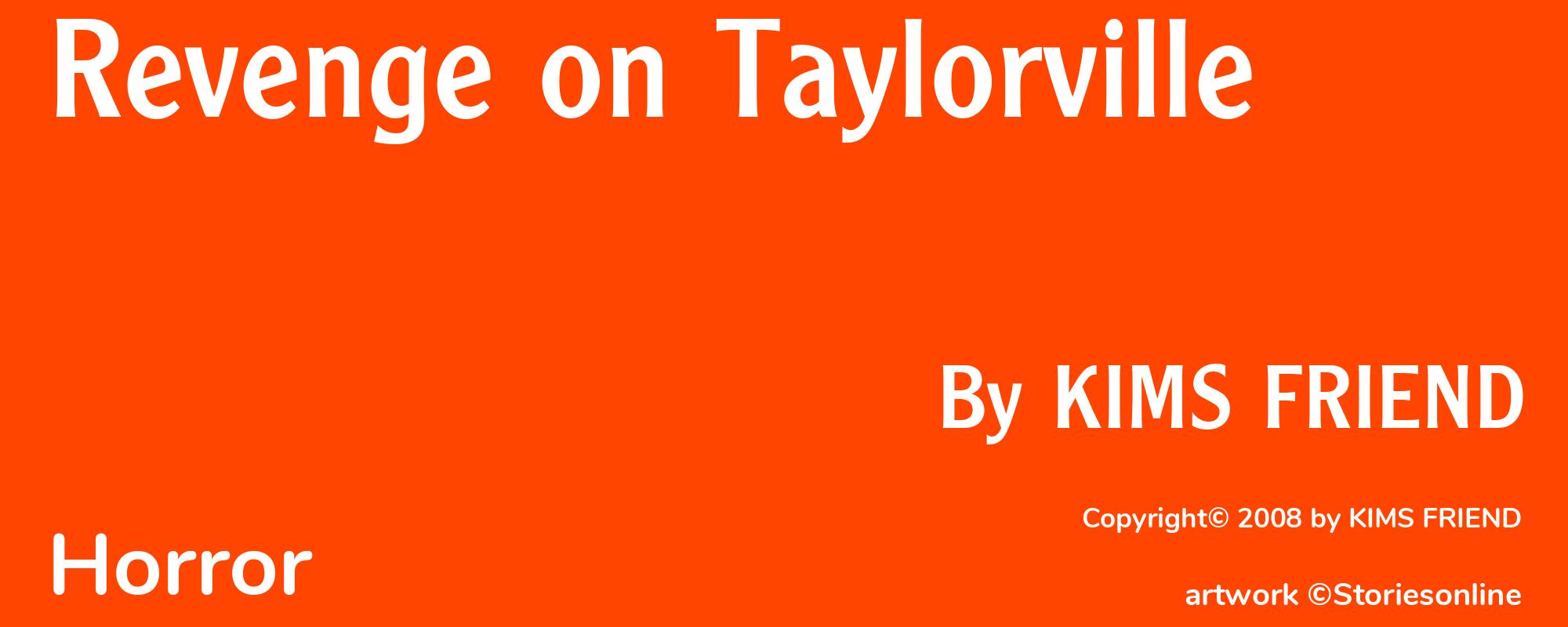 Revenge on Taylorville - Cover