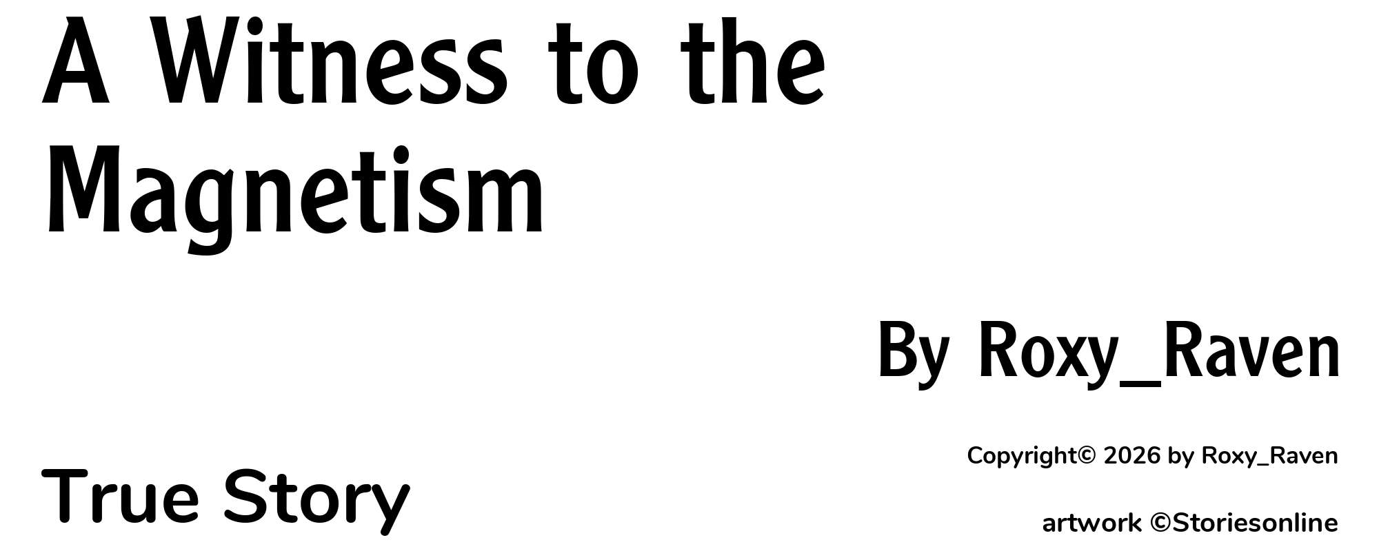 A Witness to the Magnetism - Cover