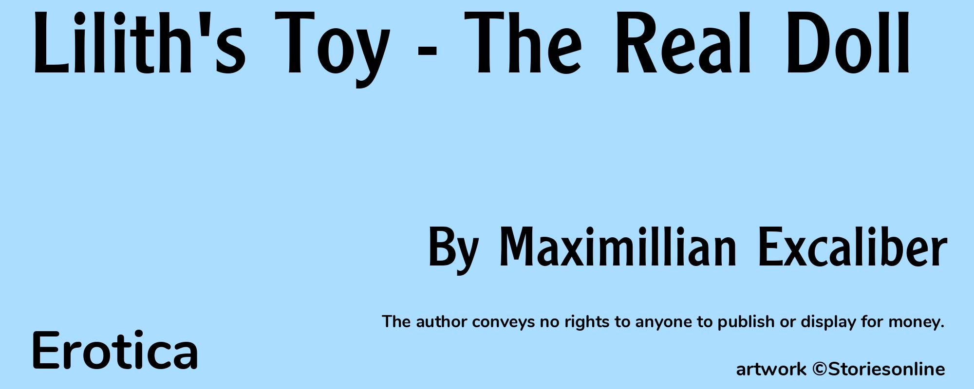 Lilith's Toy - The Real Doll - Cover