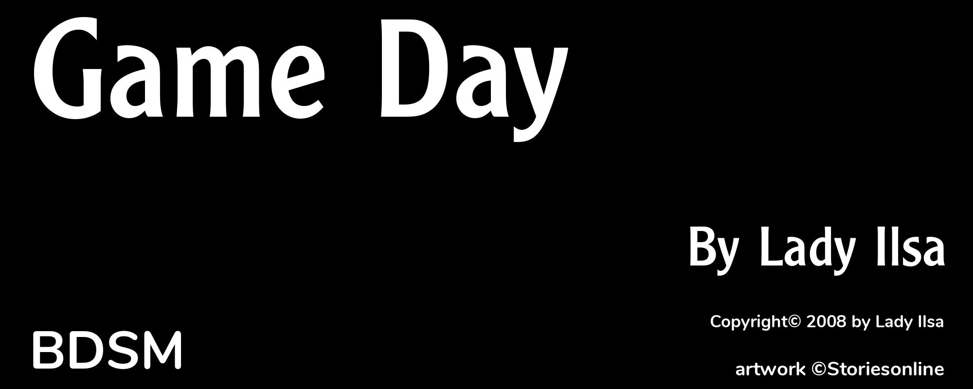 Game Day - Cover