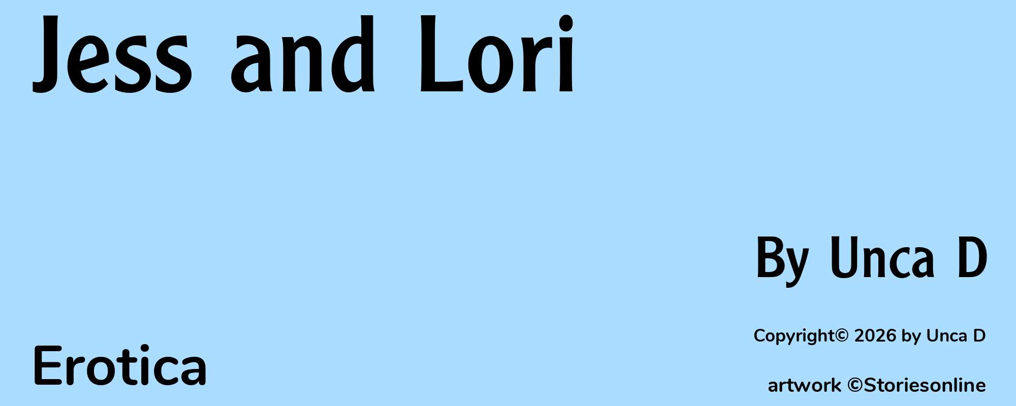 Jess and Lori - Cover