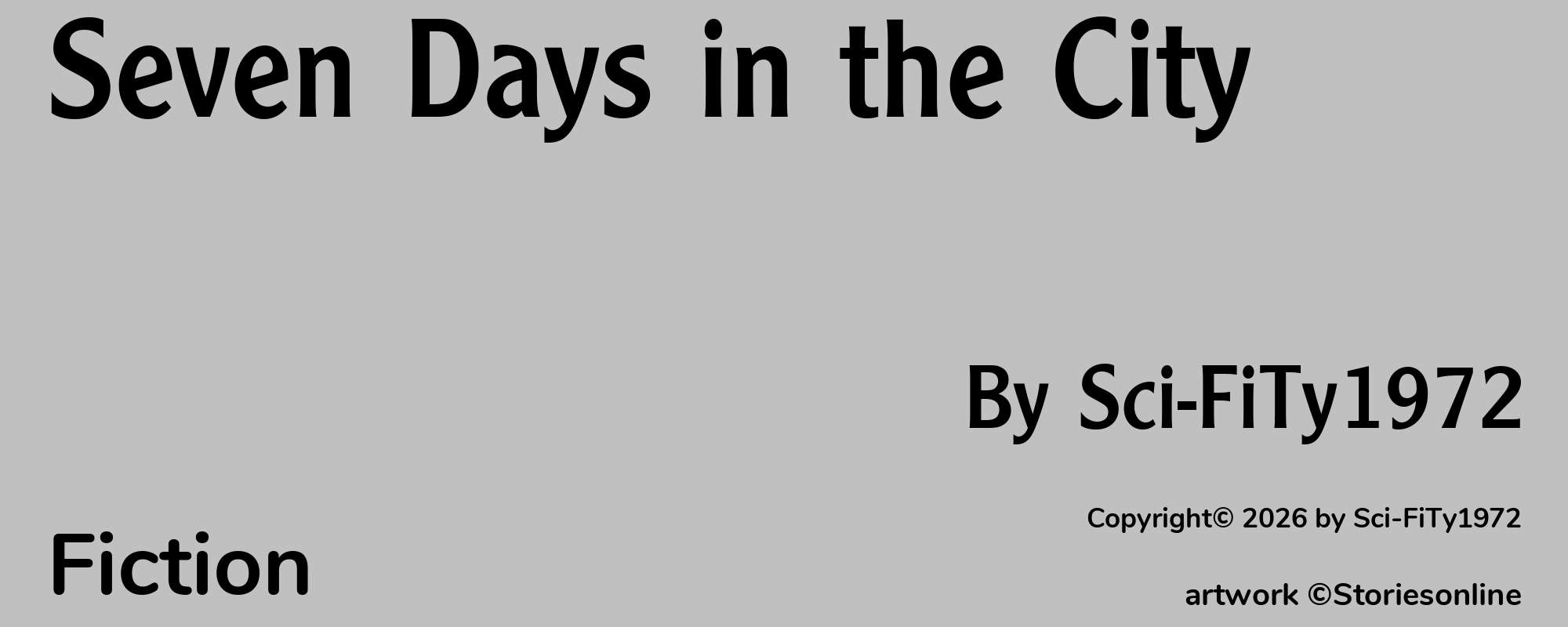 Seven Days in the City - Cover