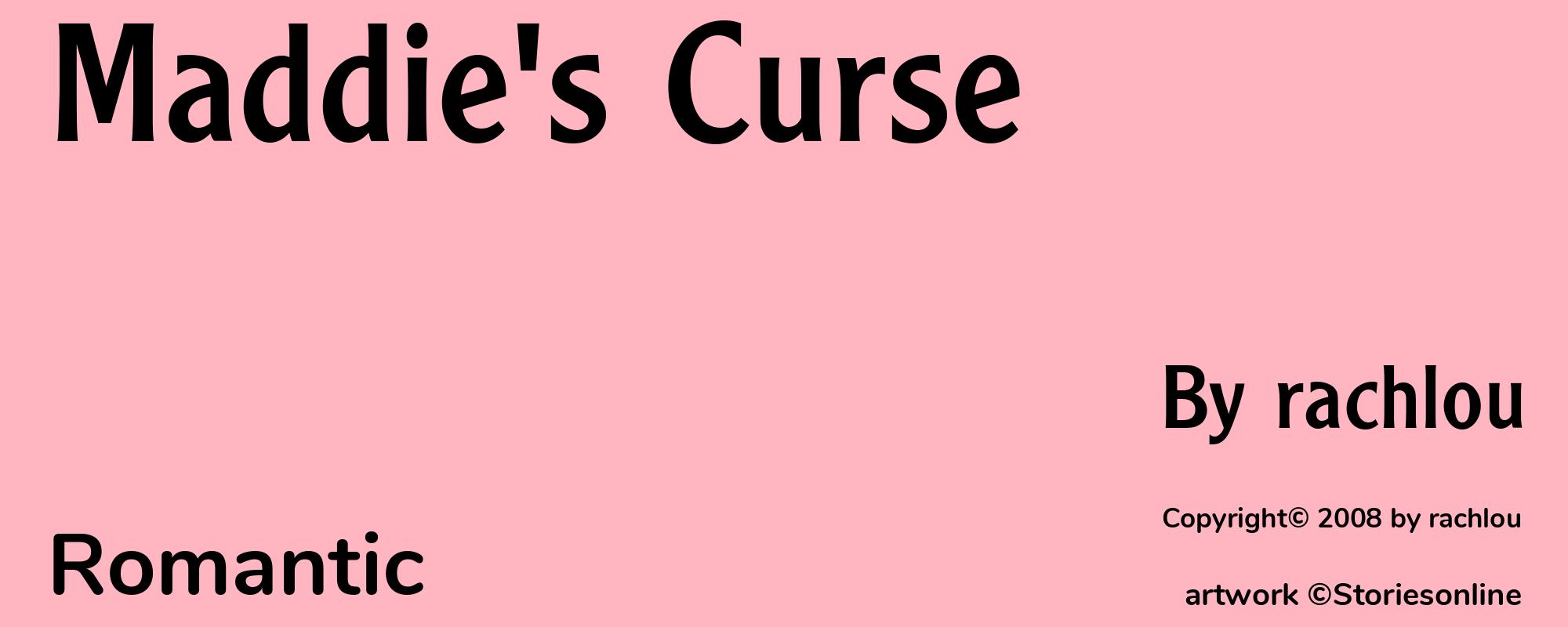 Maddie's Curse - Cover