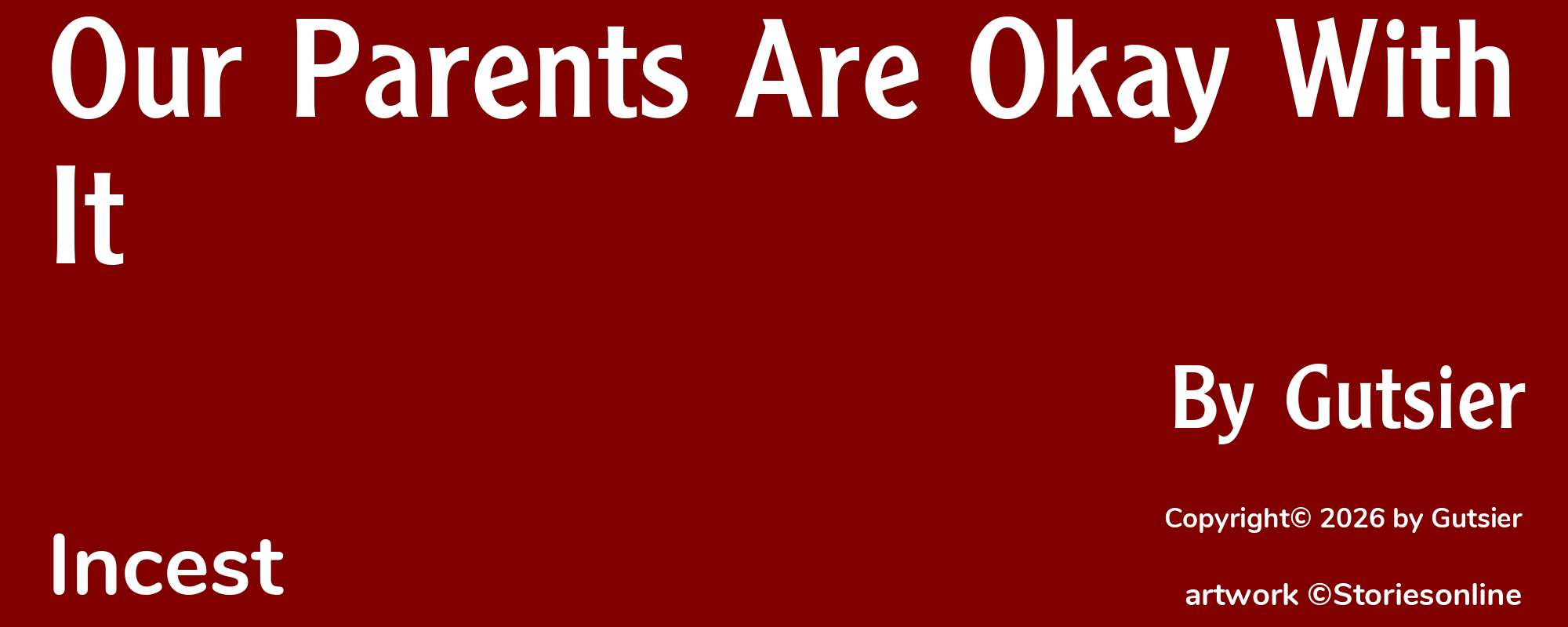 Our Parents Are Okay With It - Cover