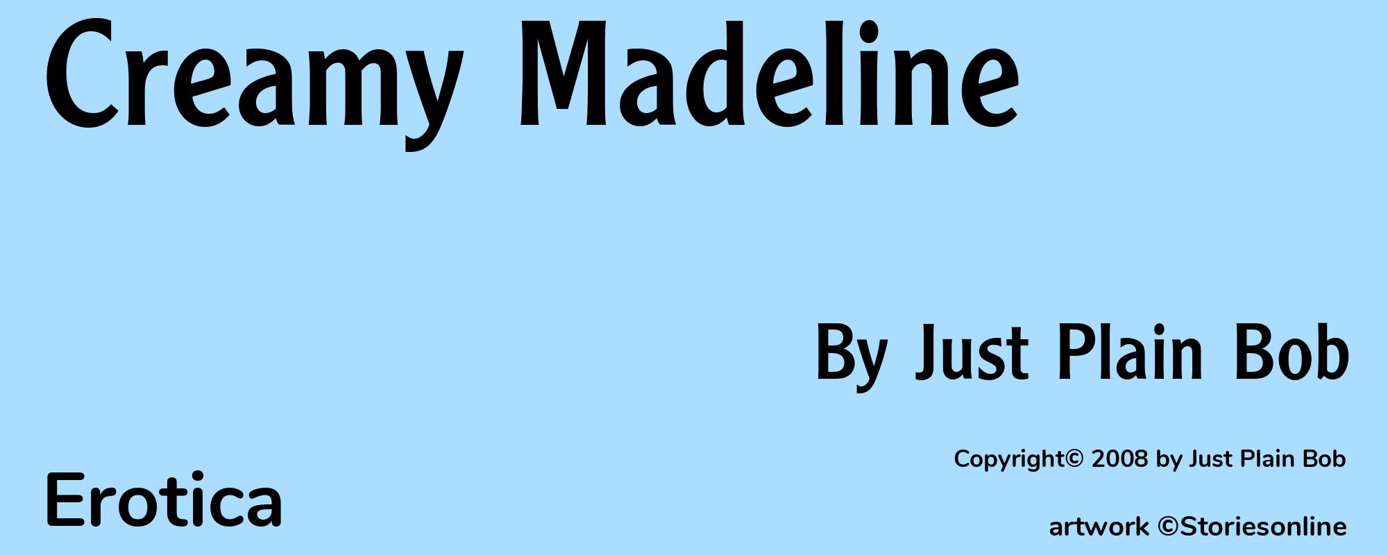 Creamy Madeline - Cover