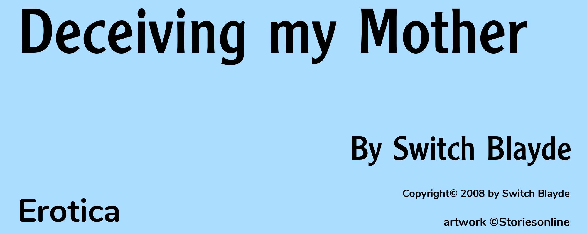 Deceiving my Mother - Cover