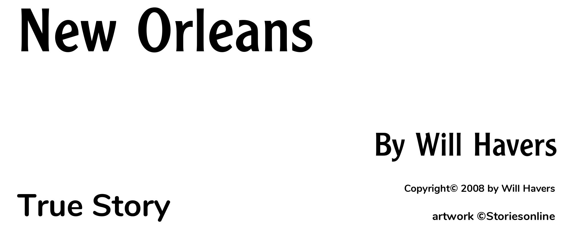New Orleans - Cover