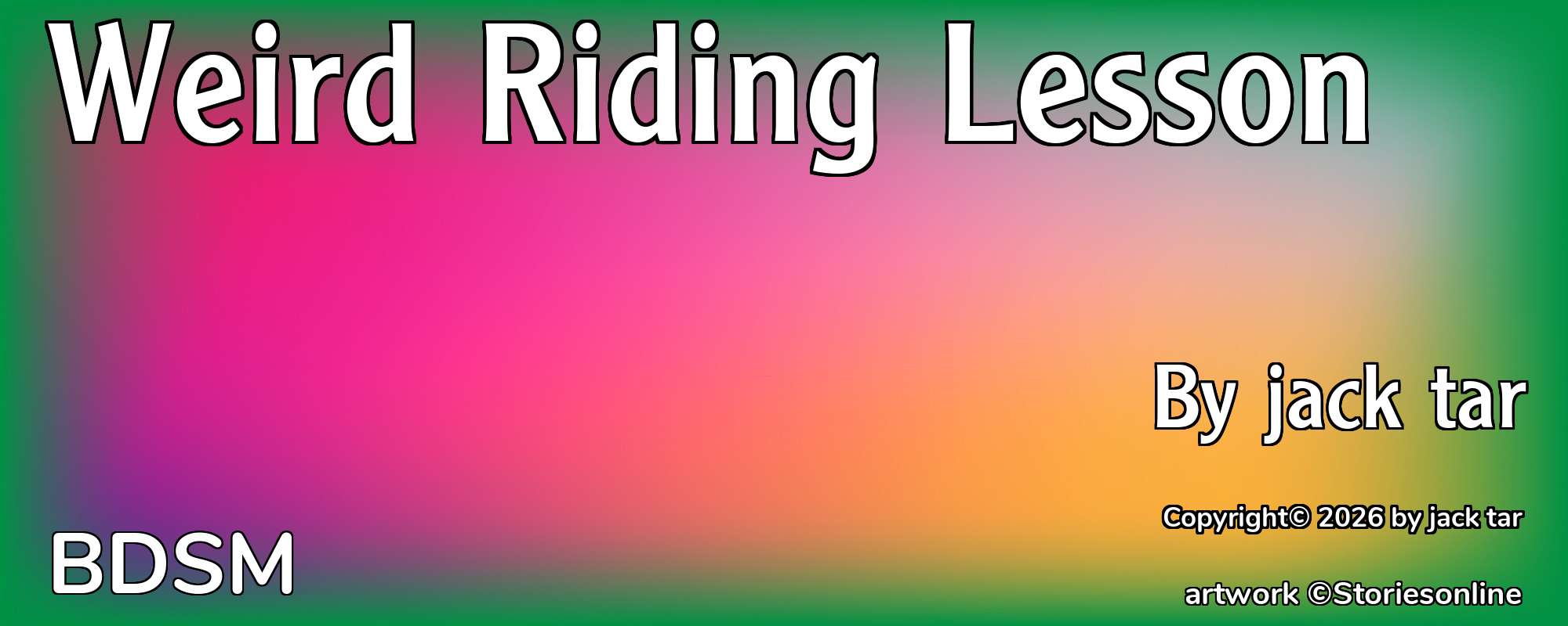 Weird Riding Lesson - Cover