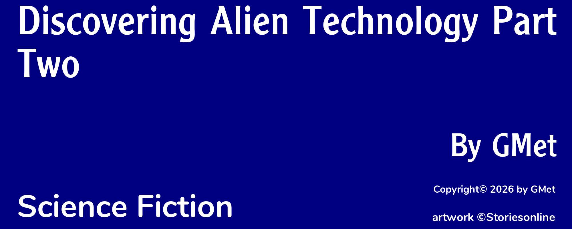 Discovering Alien Technology Part Two - Cover