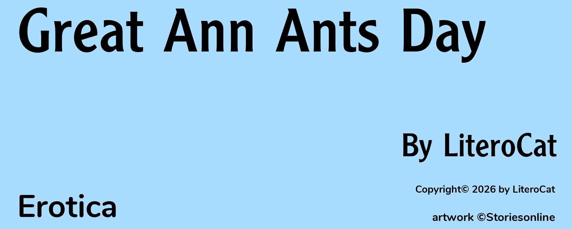 Great Ann Ants Day - Cover