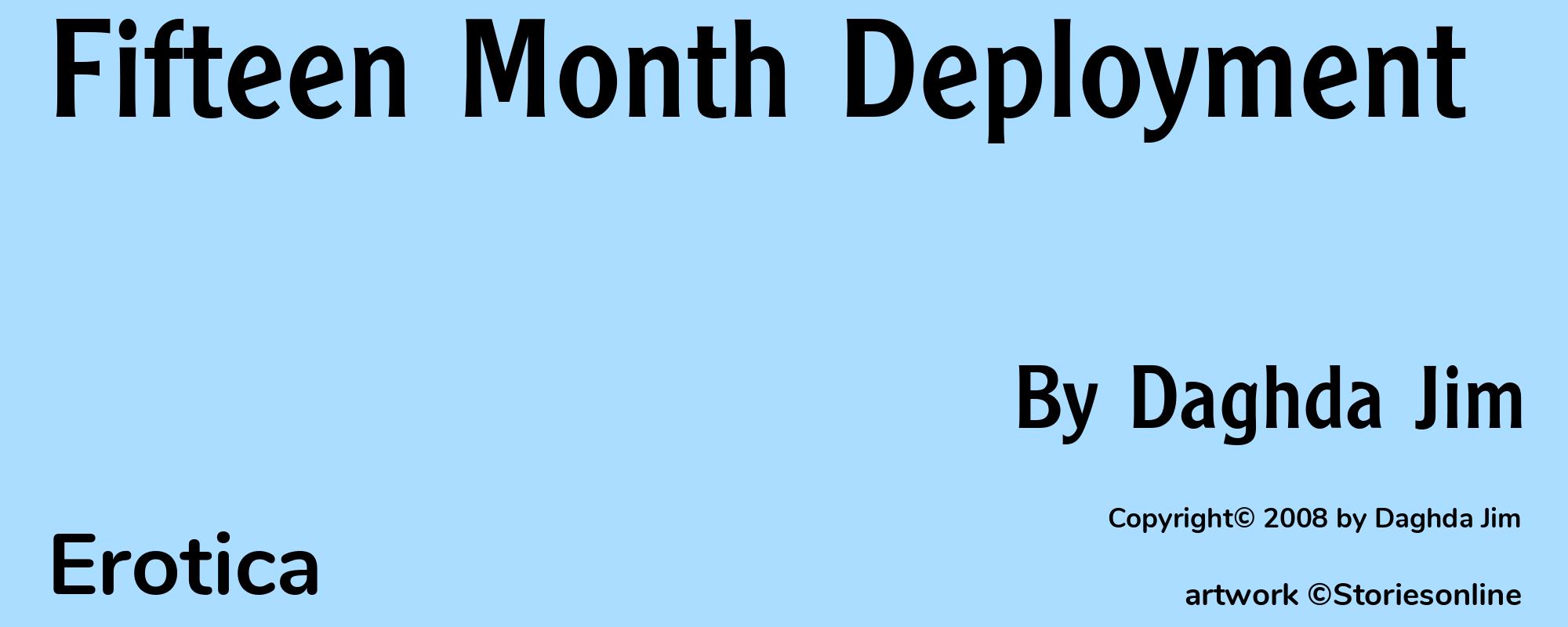 Fifteen Month Deployment - Cover