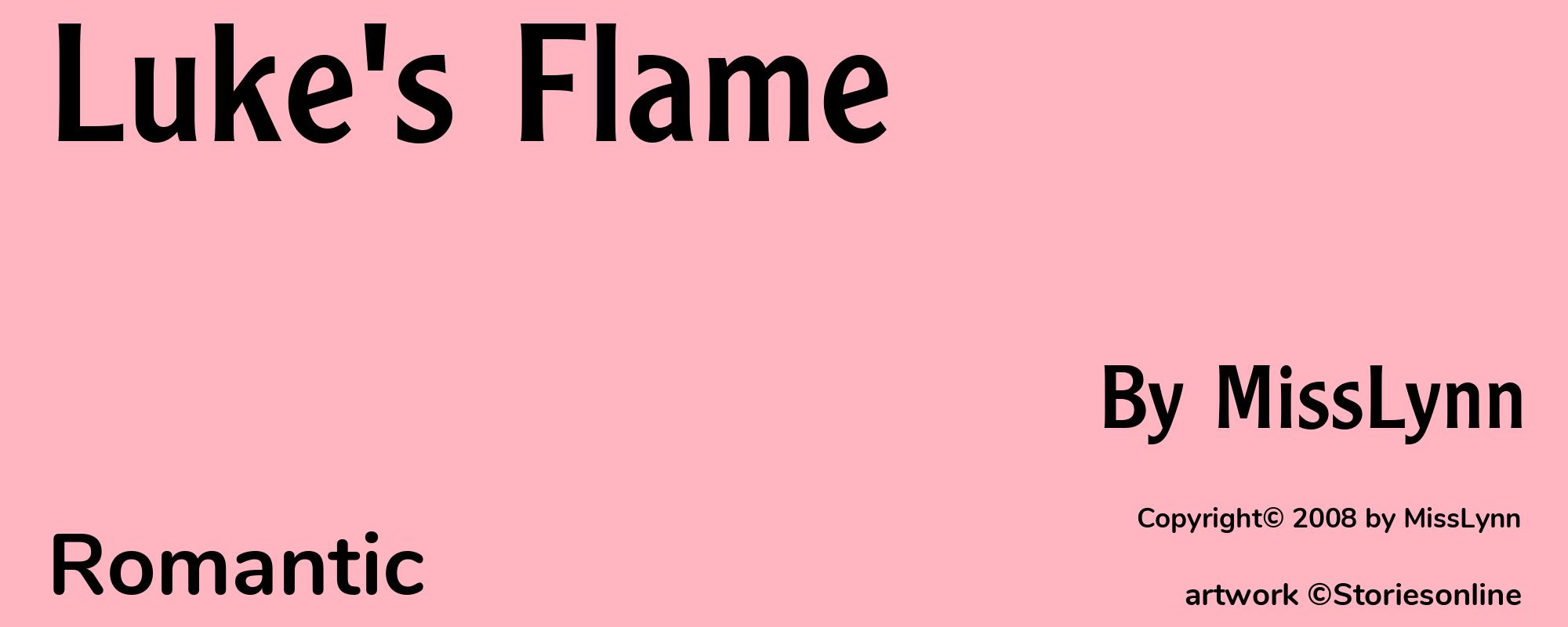 Luke's Flame - Cover