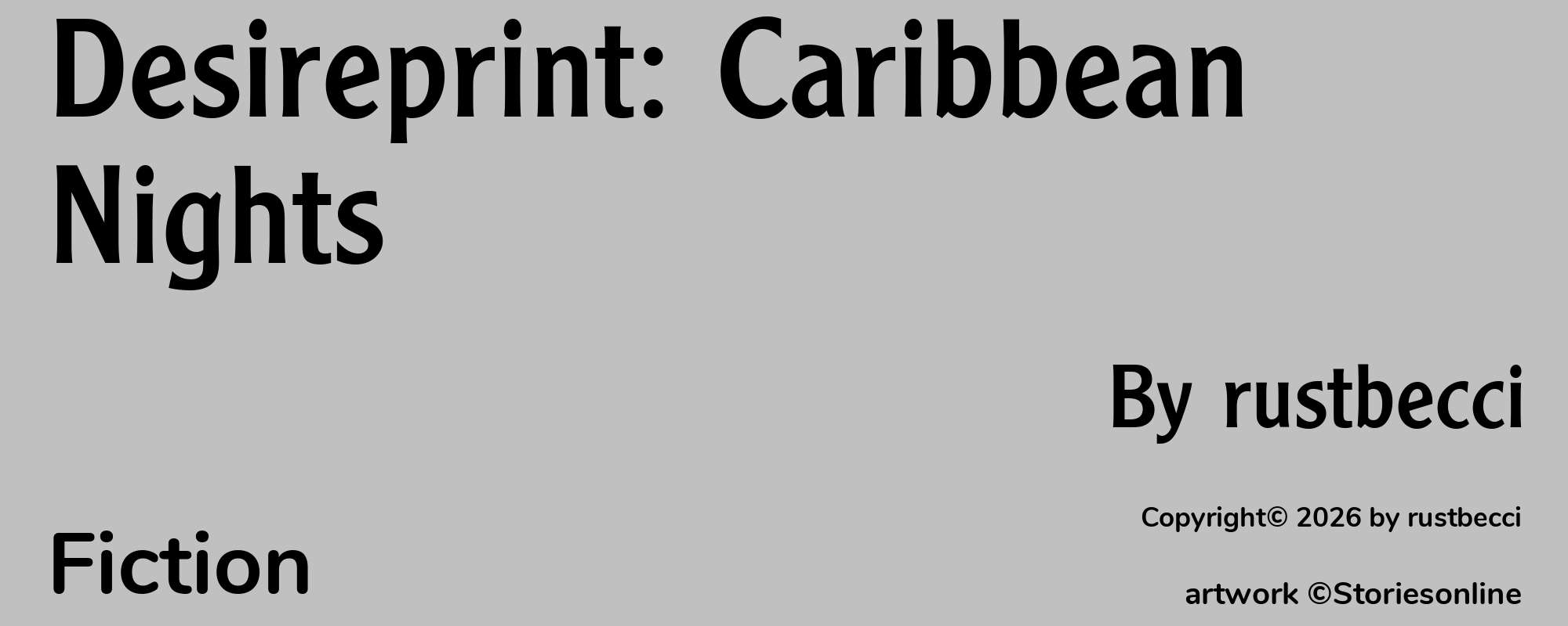 Desireprint: Caribbean Nights - Cover