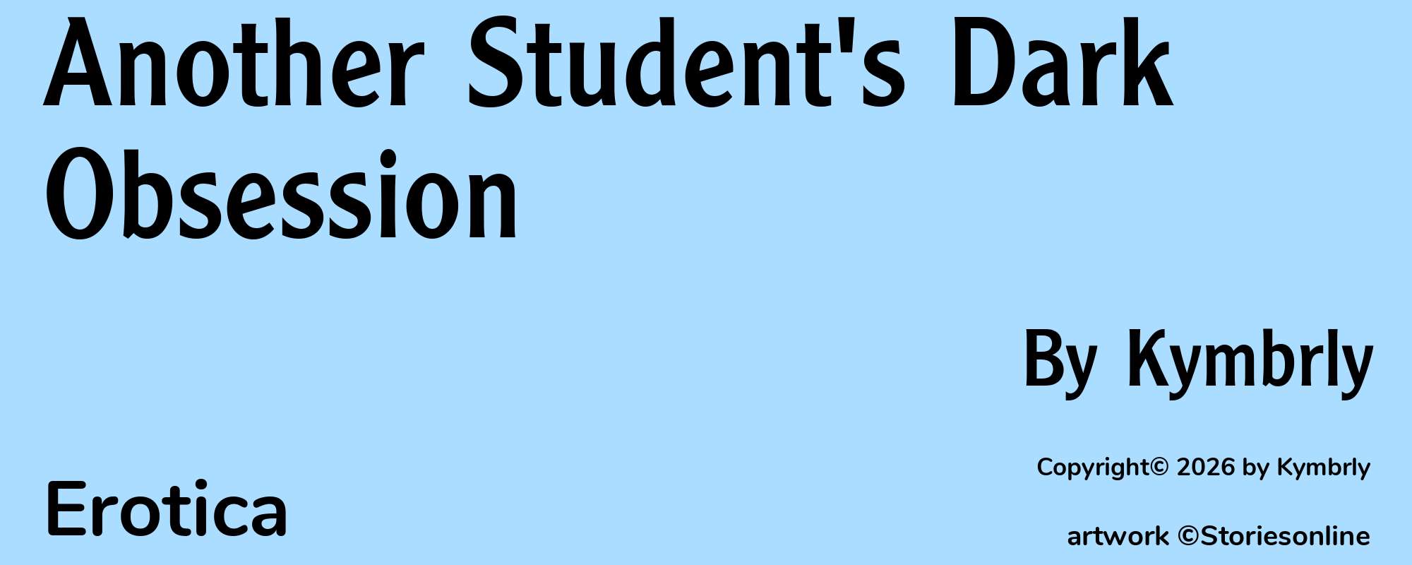 Another Student's Dark Obsession - Cover