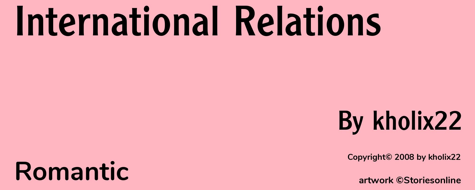 International Relations - Cover