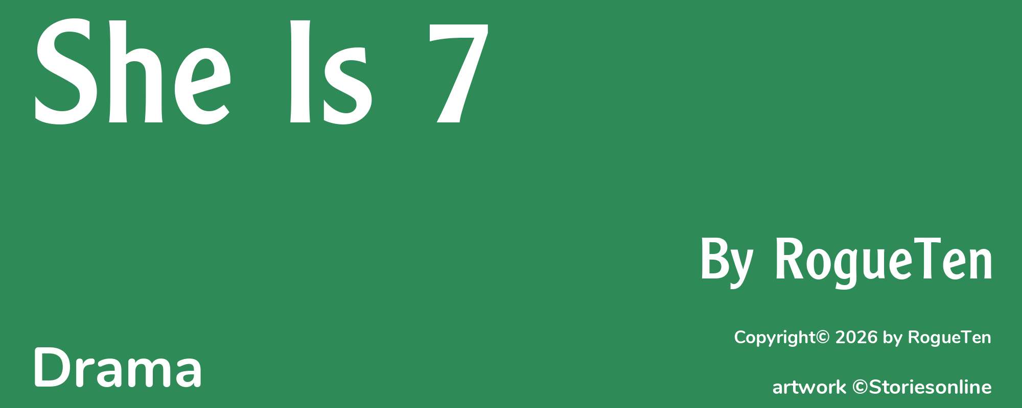 She Is 7 - Cover
