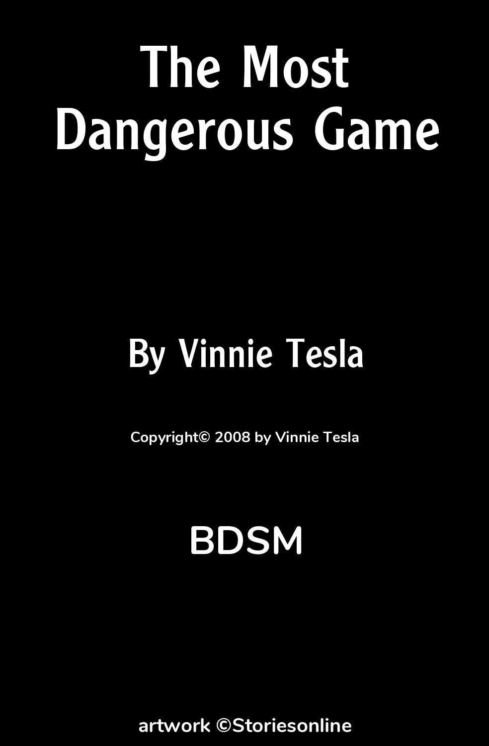 The Most Dangerous Game - BDSM Sex Story