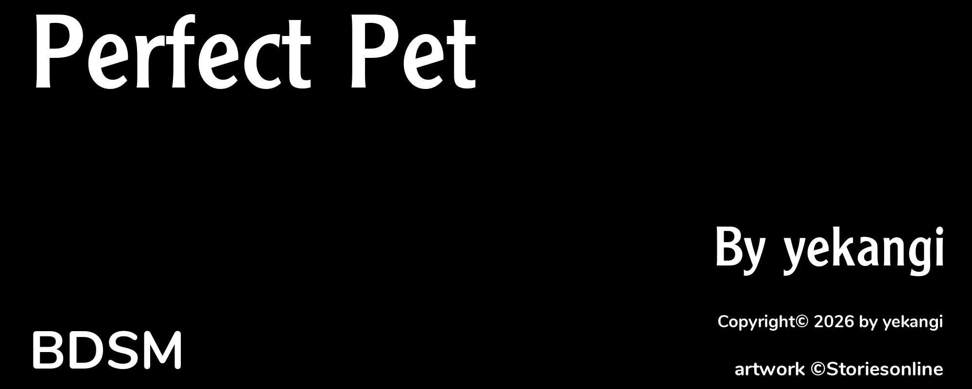 Perfect Pet - Cover