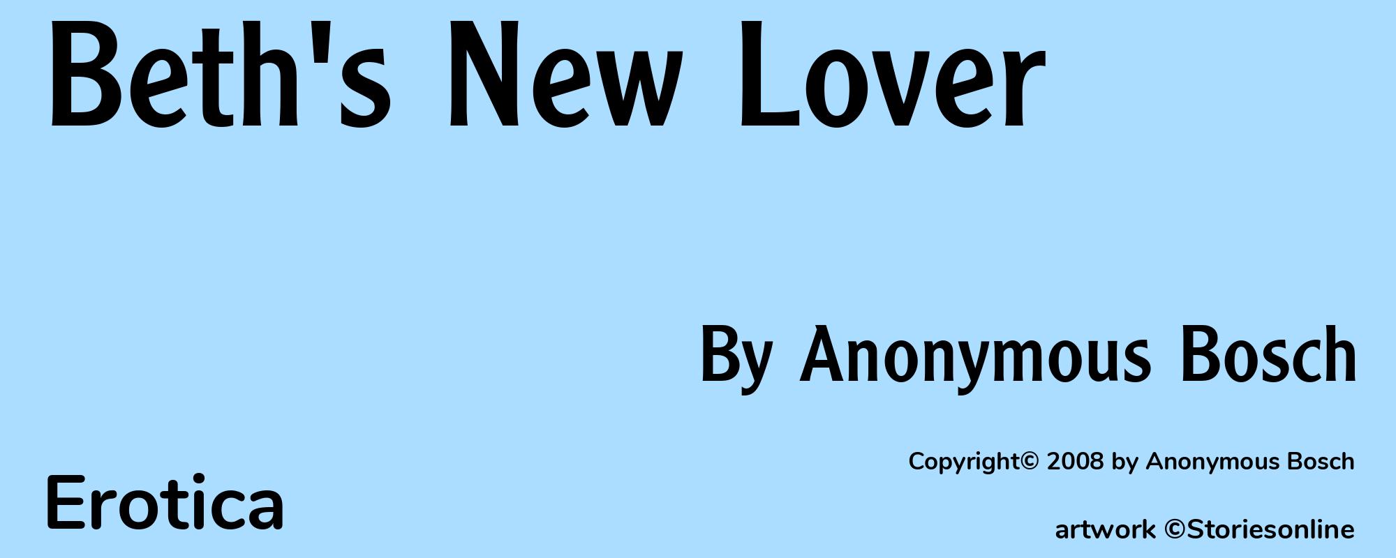Beth's New Lover - Cover