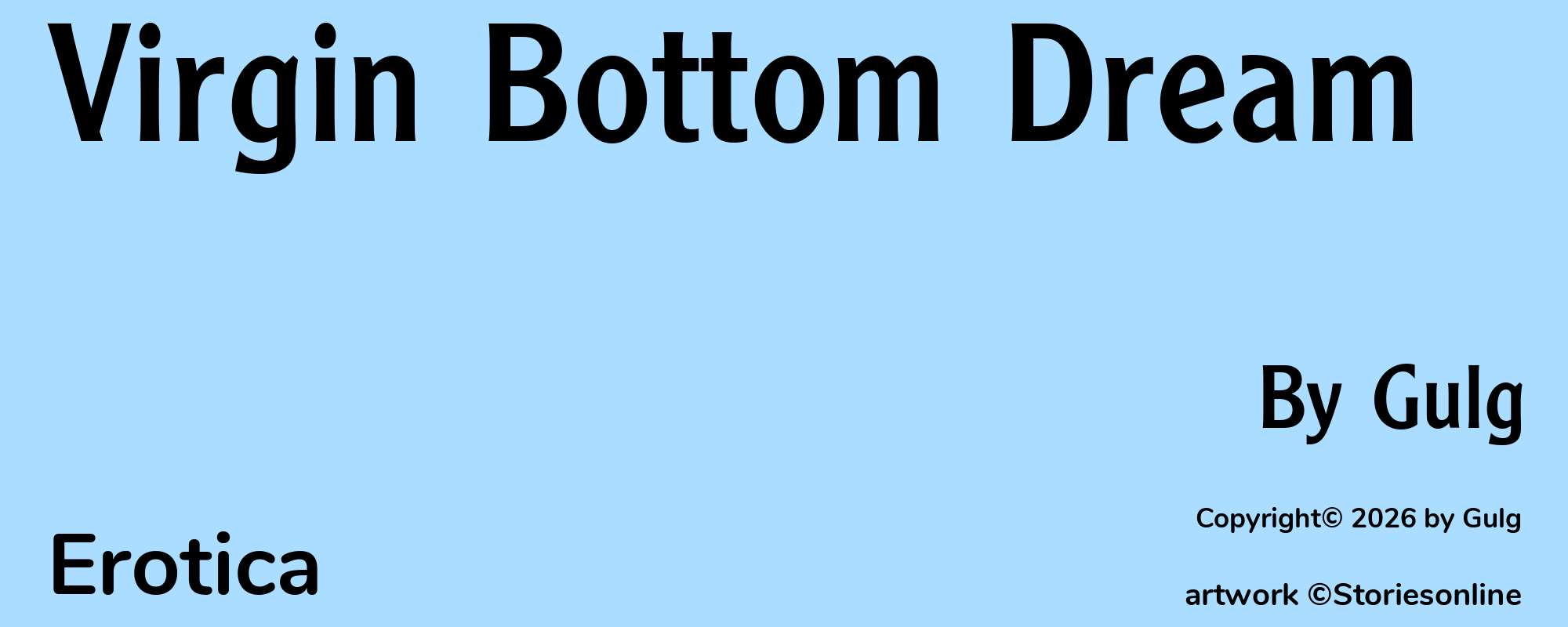 Virgin Bottom Dream - Cover