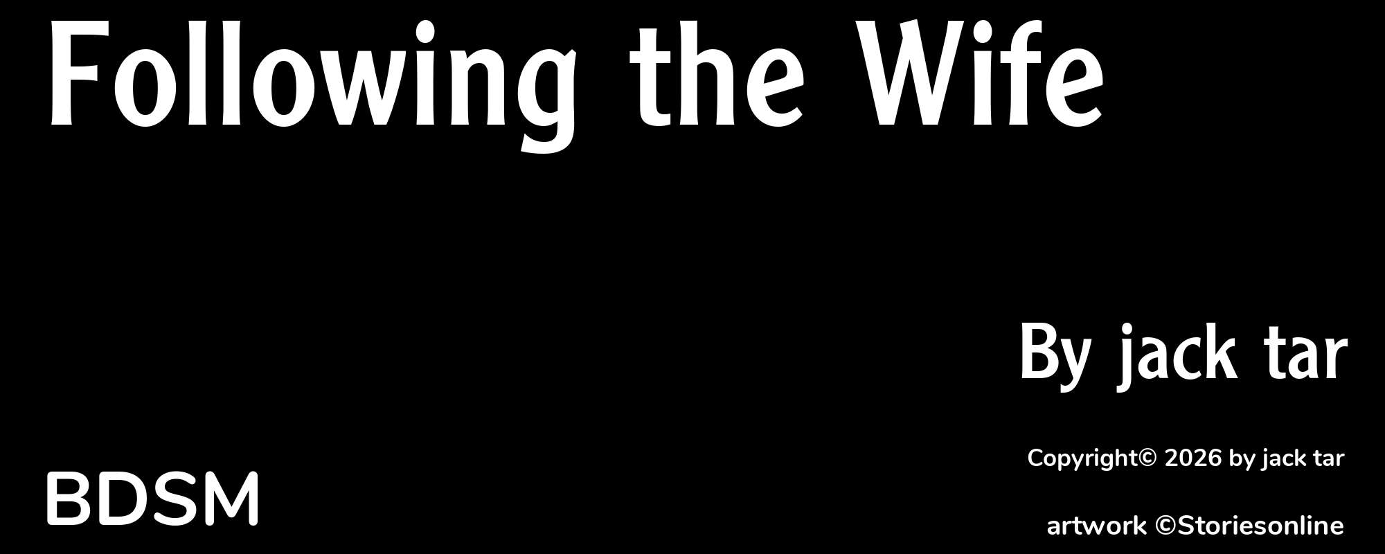 Following the Wife - Cover