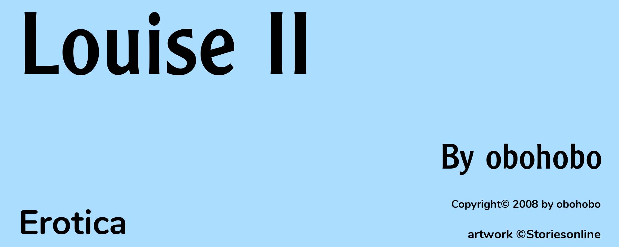 Louise II - Cover