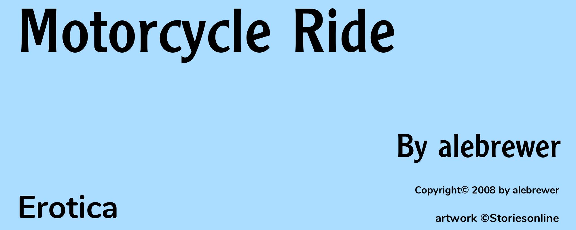 Motorcycle Ride - Cover