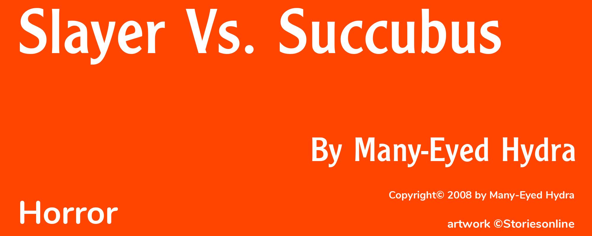 Slayer Vs. Succubus - Cover