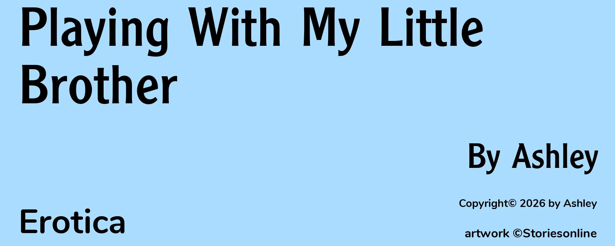 Playing With My Little Brother - Cover