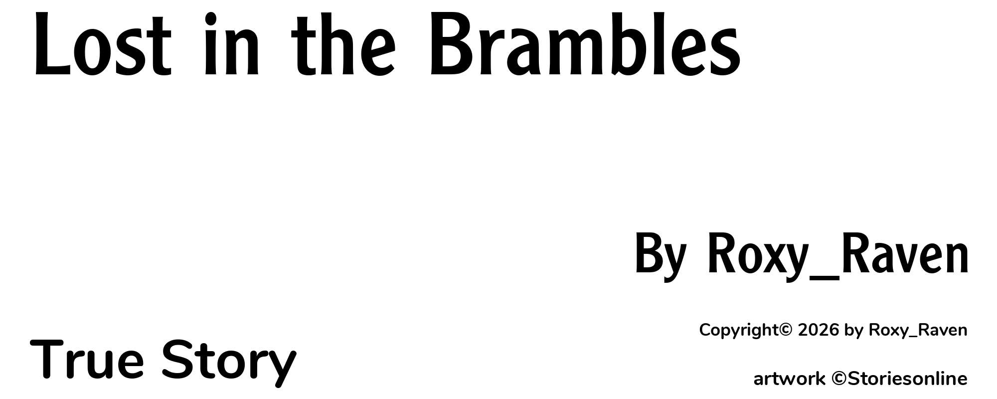 Lost in the Brambles - Cover