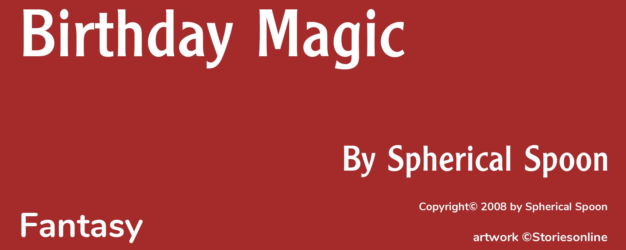 Birthday Magic - Cover