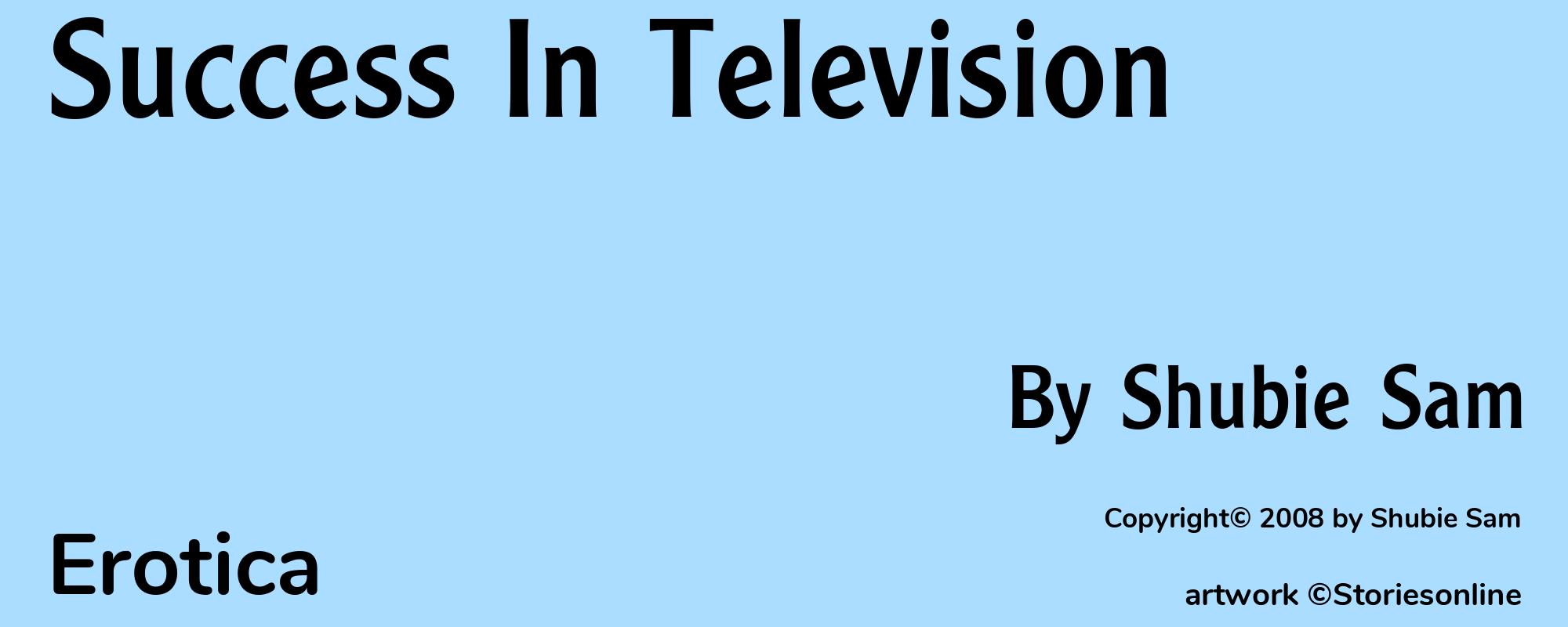 Success In Television - Cover