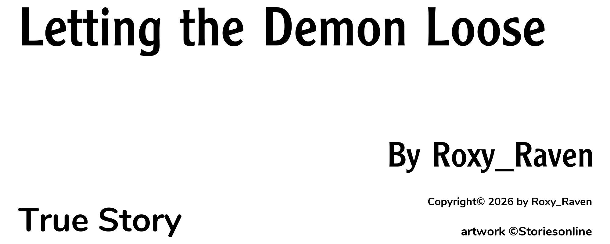 Letting the Demon Loose - Cover