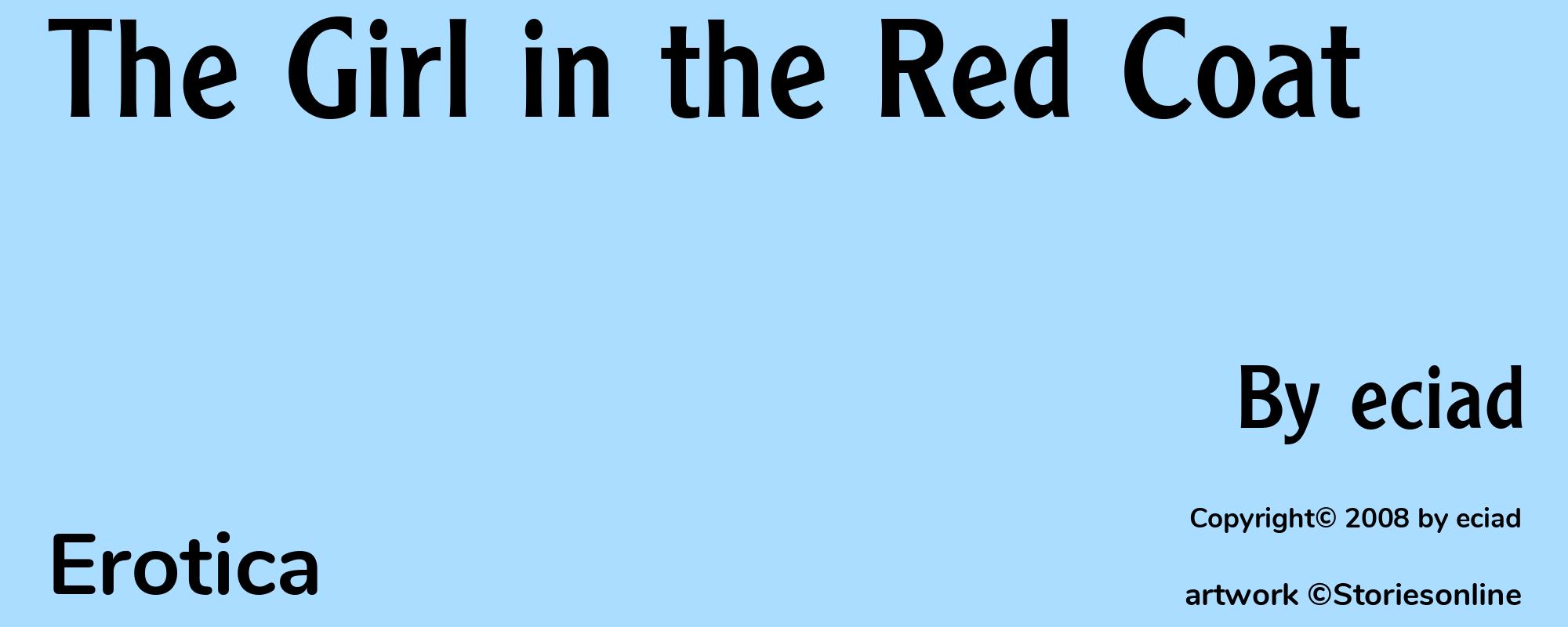 The Girl in the Red Coat - Cover