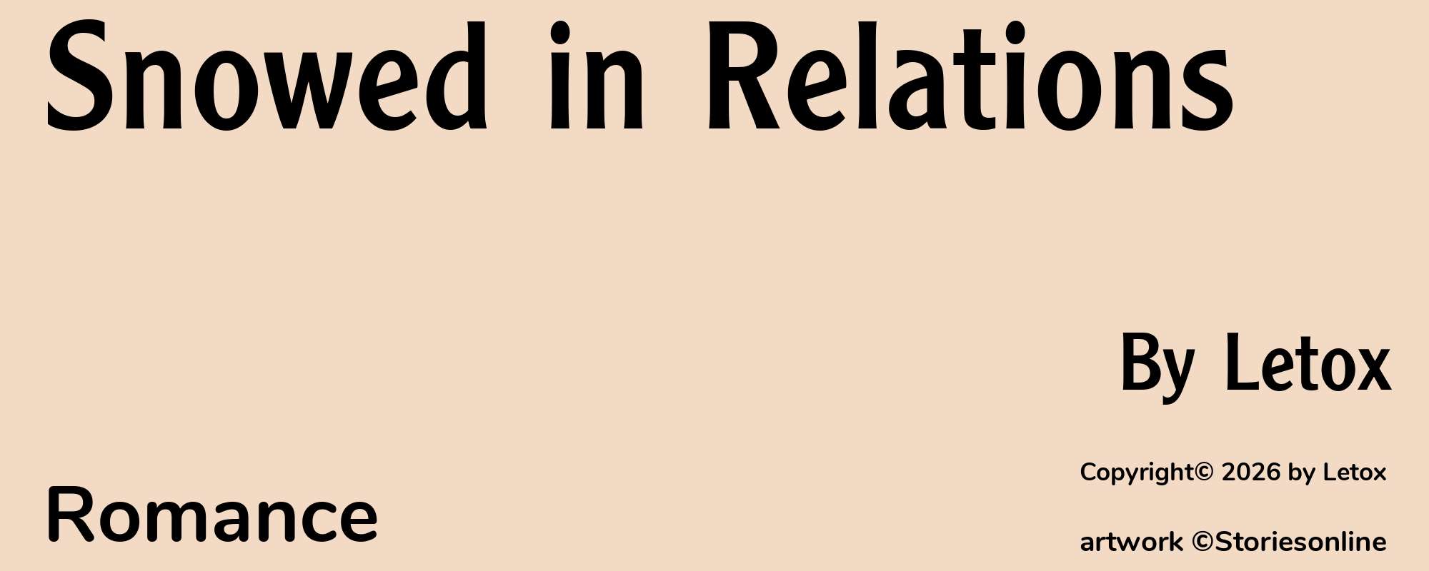 Snowed in Relations - Cover