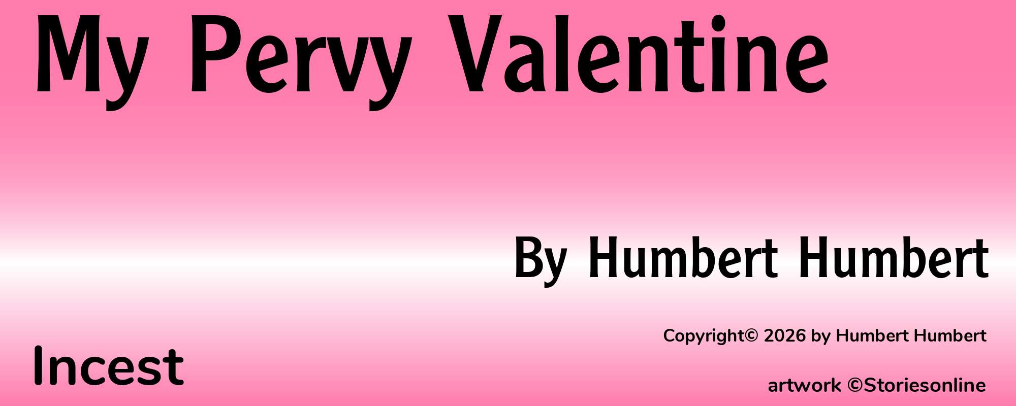 My Pervy Valentine - Cover