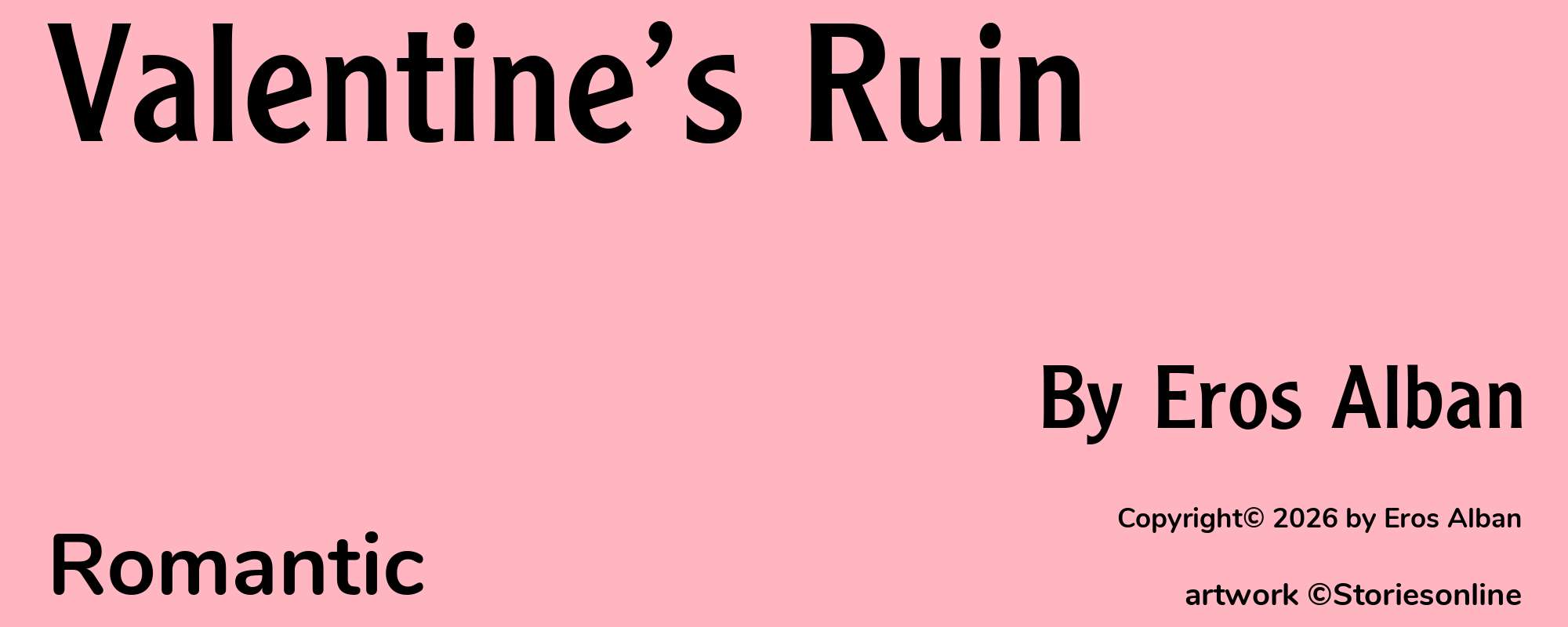 Valentine’s Ruin - Cover