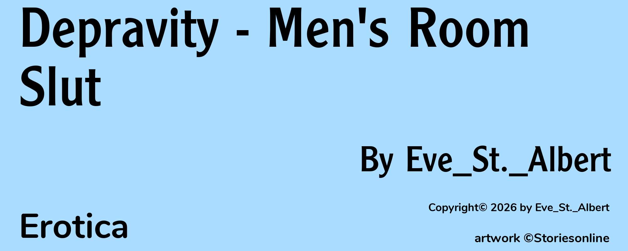 Depravity - Men's Room Slut - Cover