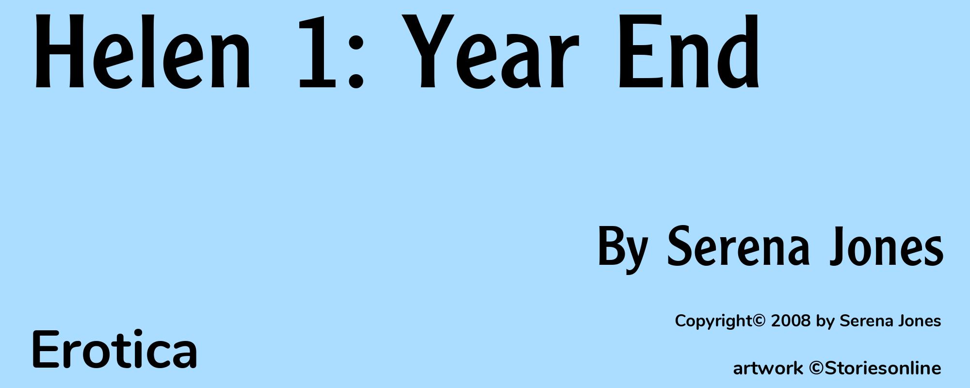 Helen 1: Year End - Cover