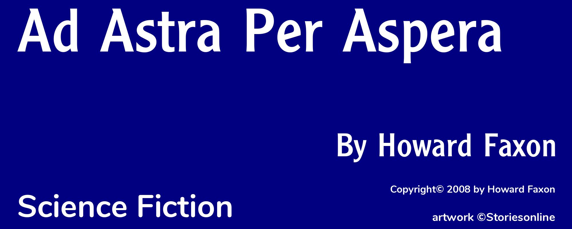 Ad Astra Per Aspera - Cover