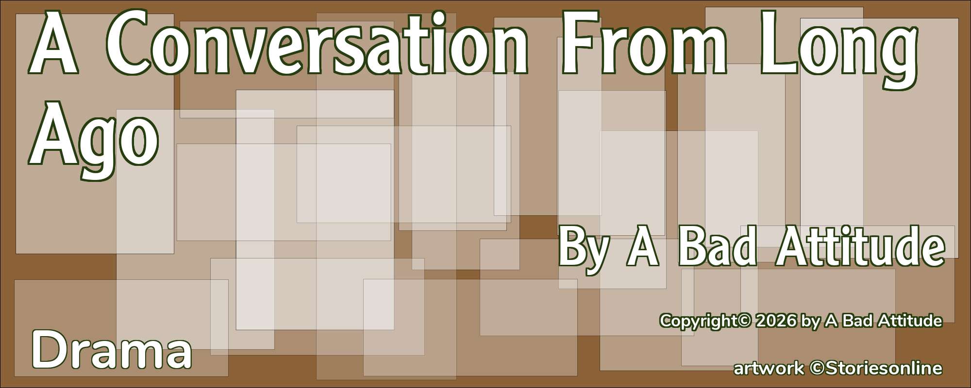 A Conversation From Long Ago - Cover