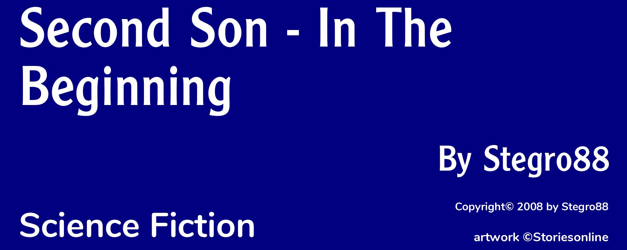 Second Son - In The Beginning - Cover
