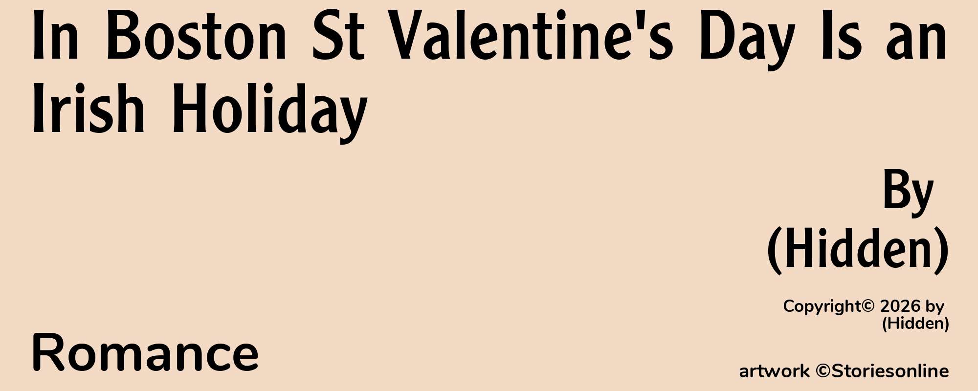 In Boston St Valentine's Day Is an Irish Holiday - Cover