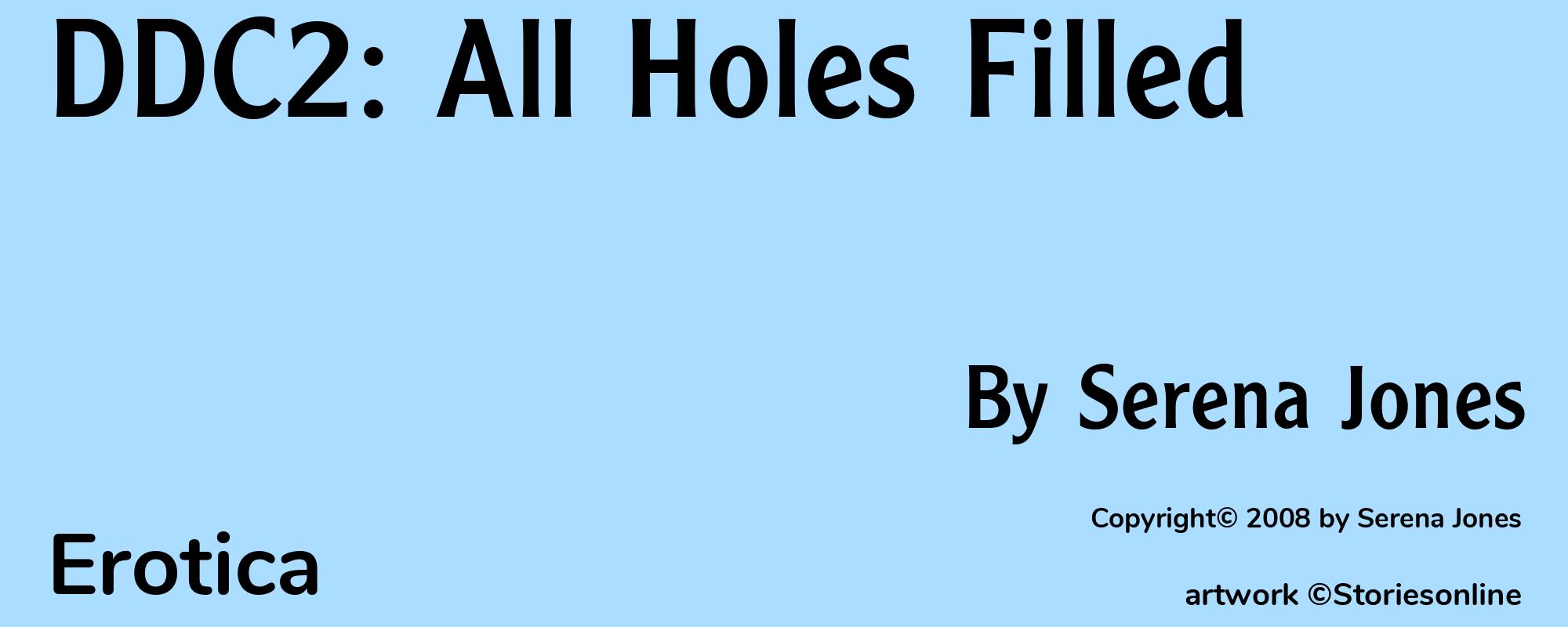 DDC2: All Holes Filled - Cover