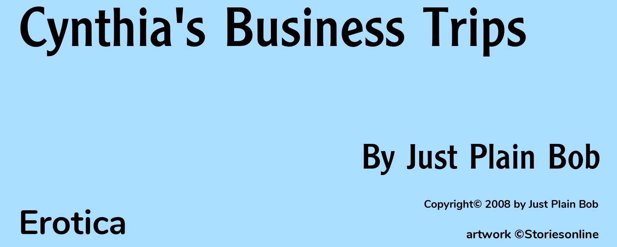 Cynthia's Business Trips - Cover