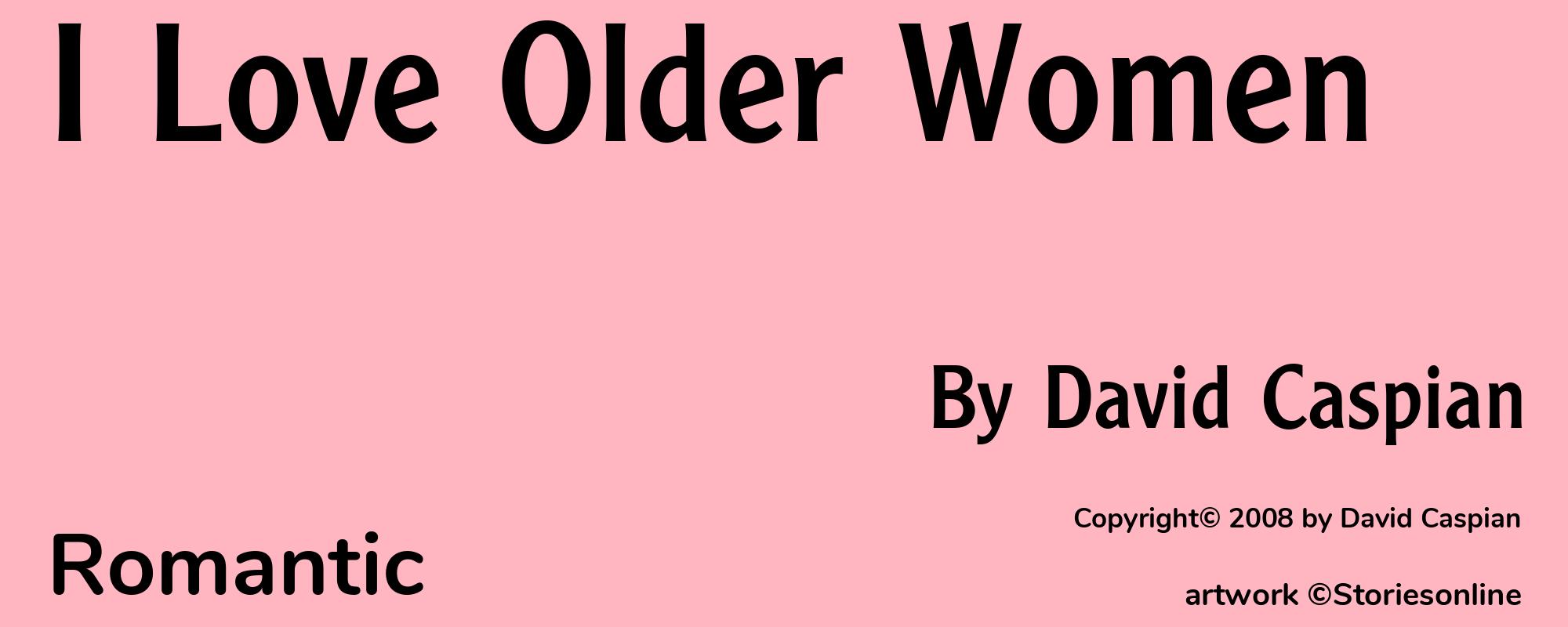 I Love Older Women - Cover