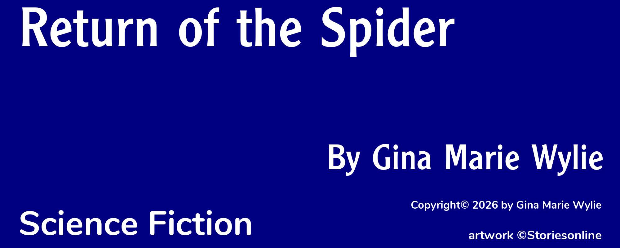 Return of the Spider - Cover